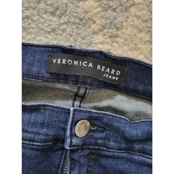 Veronica Beard Women's Size 20 US Carolyn Baby Boot Cropped High-Rise Jeans - Picture 10 of 12
